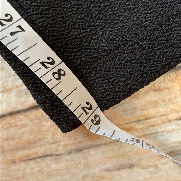 Ladies black textured pull on pants - Picture 5 of 6